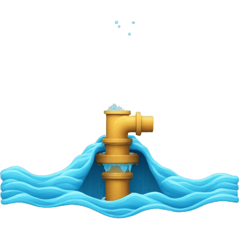 water through pipeline emoji