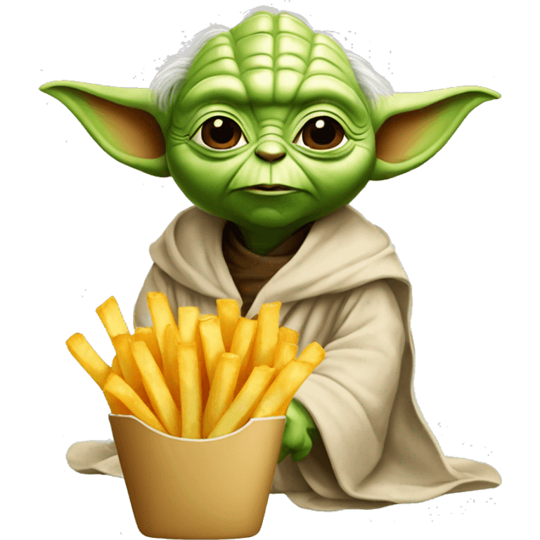 yoda with fries emoji