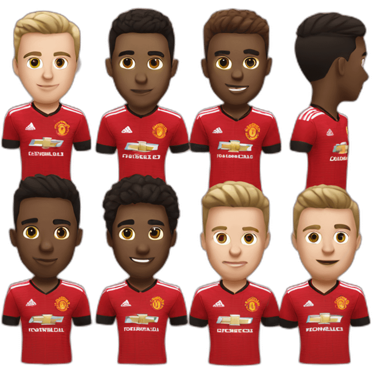 Manchester United Finished Team emoji