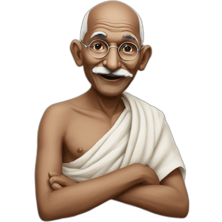 mahatma gandhi emoji