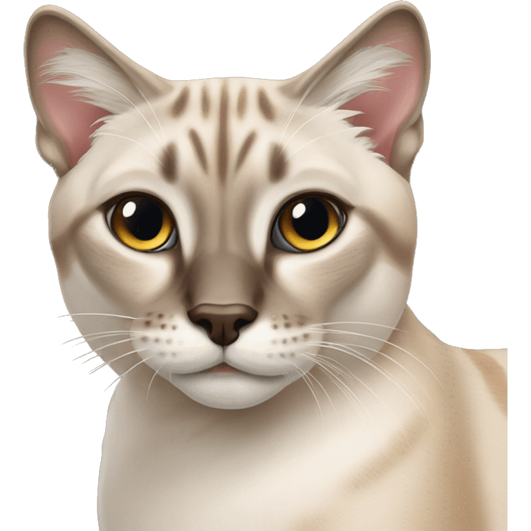 lynx-point siamese cat emoji