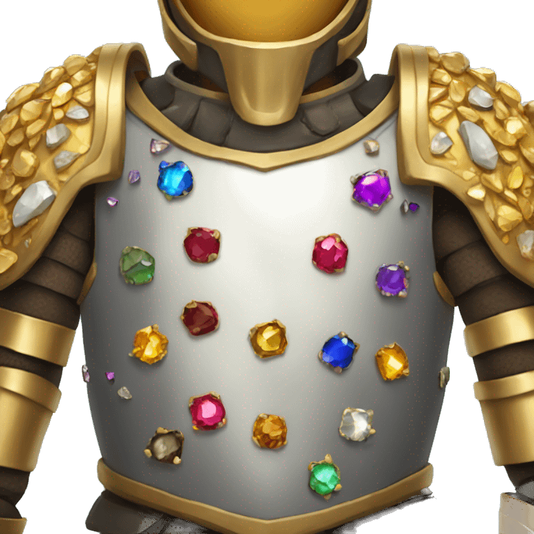 torso armor covered in gemstones emoji