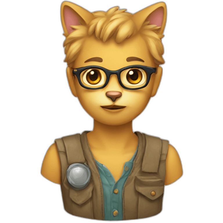 anthropologist-cat emoji