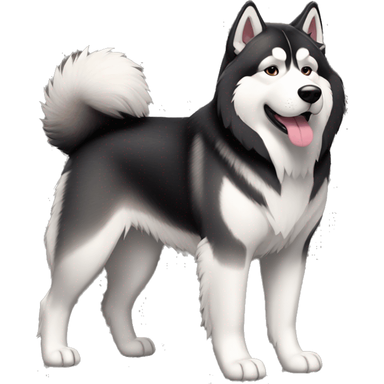 Alaskan Malamute full body emoji