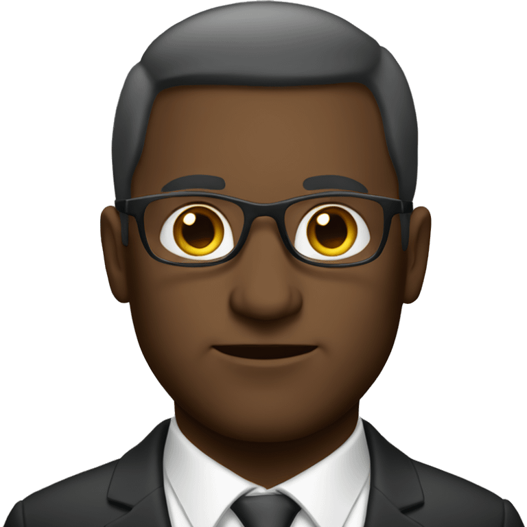 a white man looking like a ceo with glasses emoji