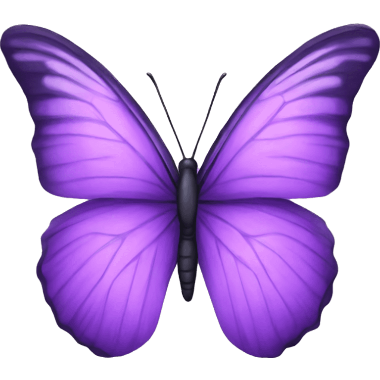 Purple butterfly  emoji