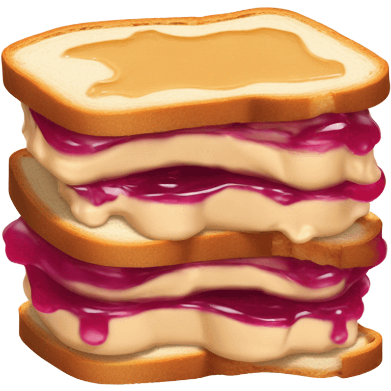 Peanut butter and jelly sandwich ￼ emoji