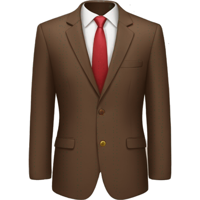 brown suit jacket emoji