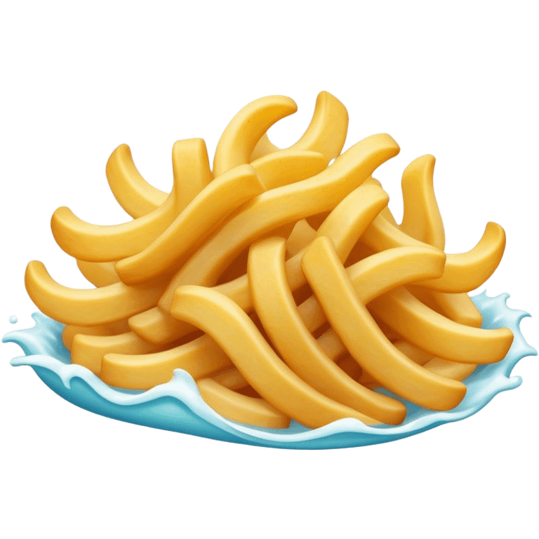 wave fries  emoji