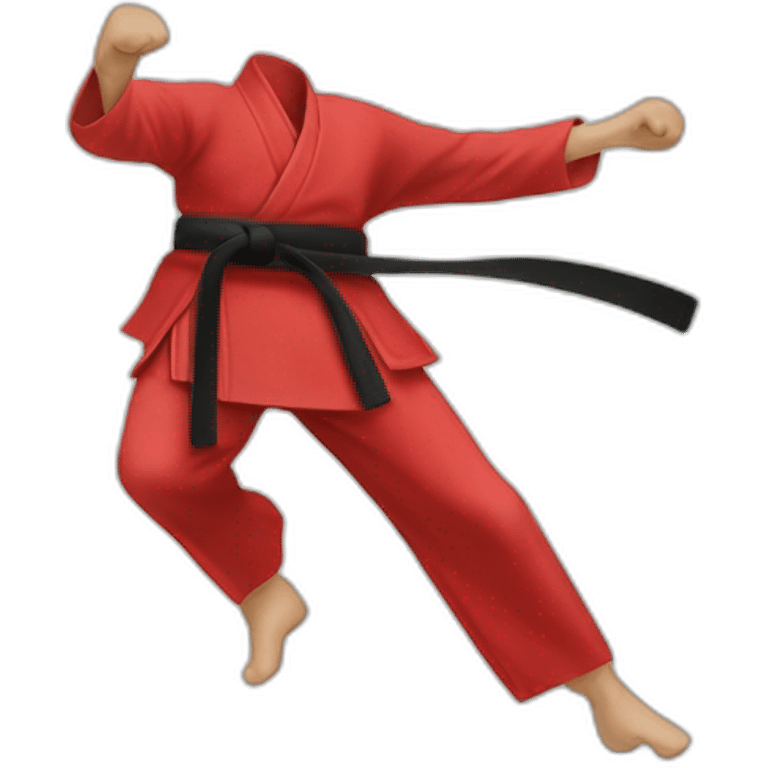 martial arts RED belt emoji