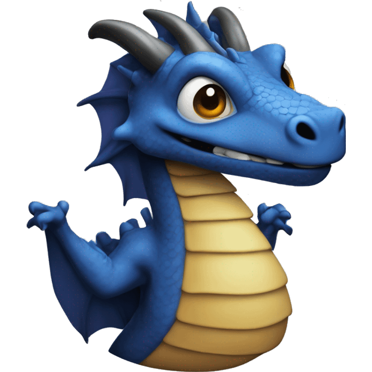 Dragon tabaluga from the equal named musical emoji