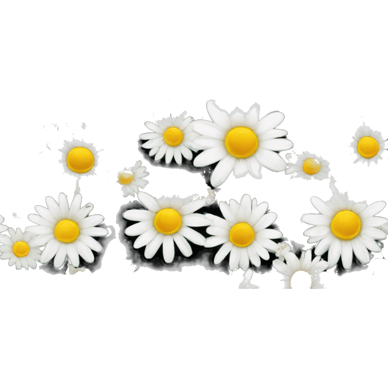 White daisy flow emoji