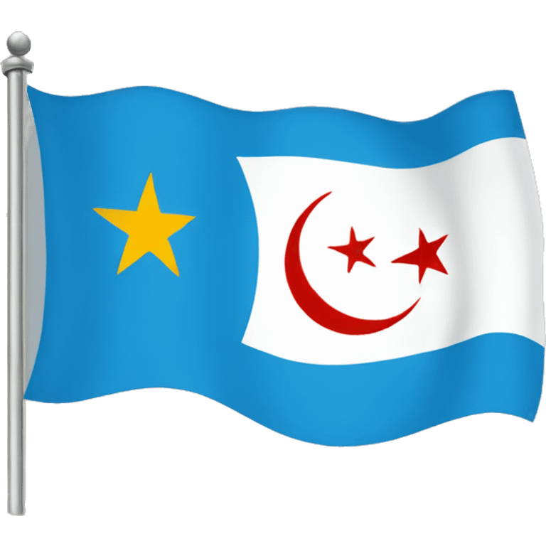 Uyghur flag emoji