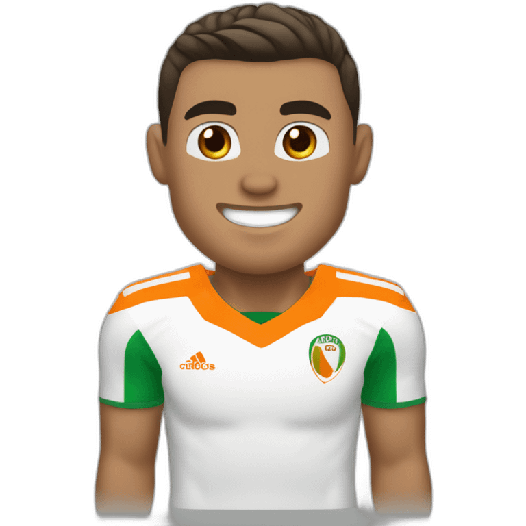 Cristiano Ronaldo avec le maillot de la Côte d’Ivoire  emoji