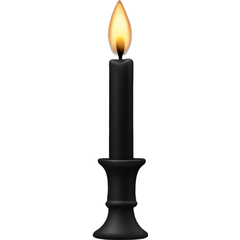 Black candle  emoji