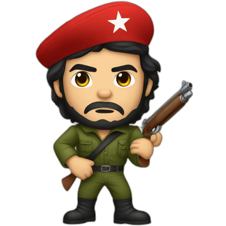 che guevara fighting spanish fascists emoji