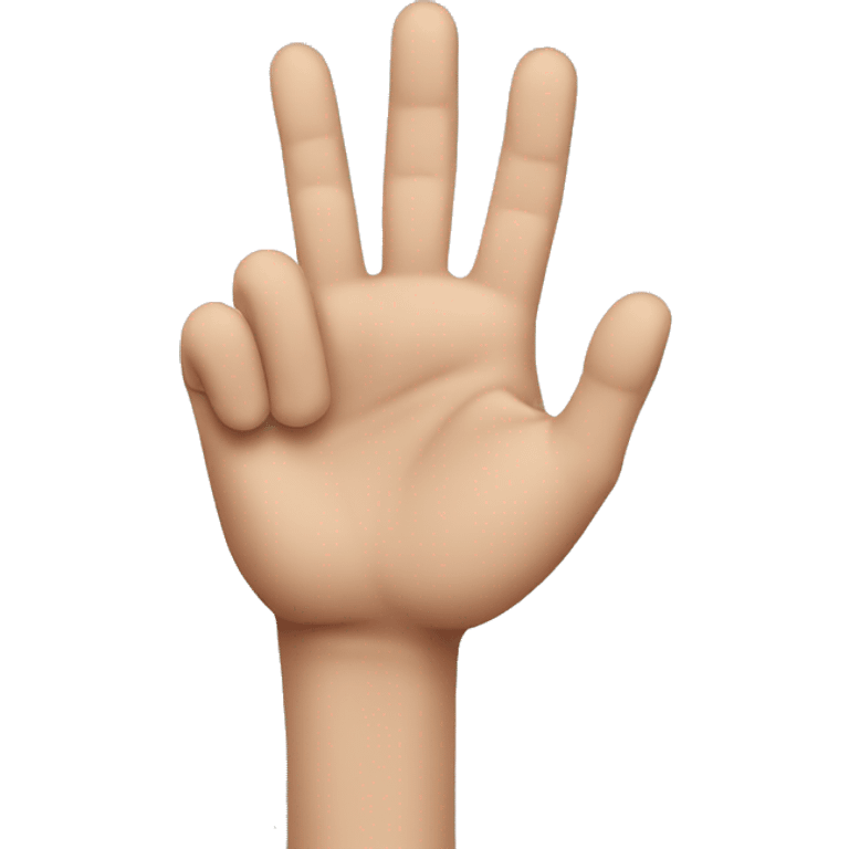 emoji of a hand that looks like it is pinching the cheek emoji