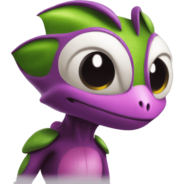 Espio the chameleon from Sonic emoji