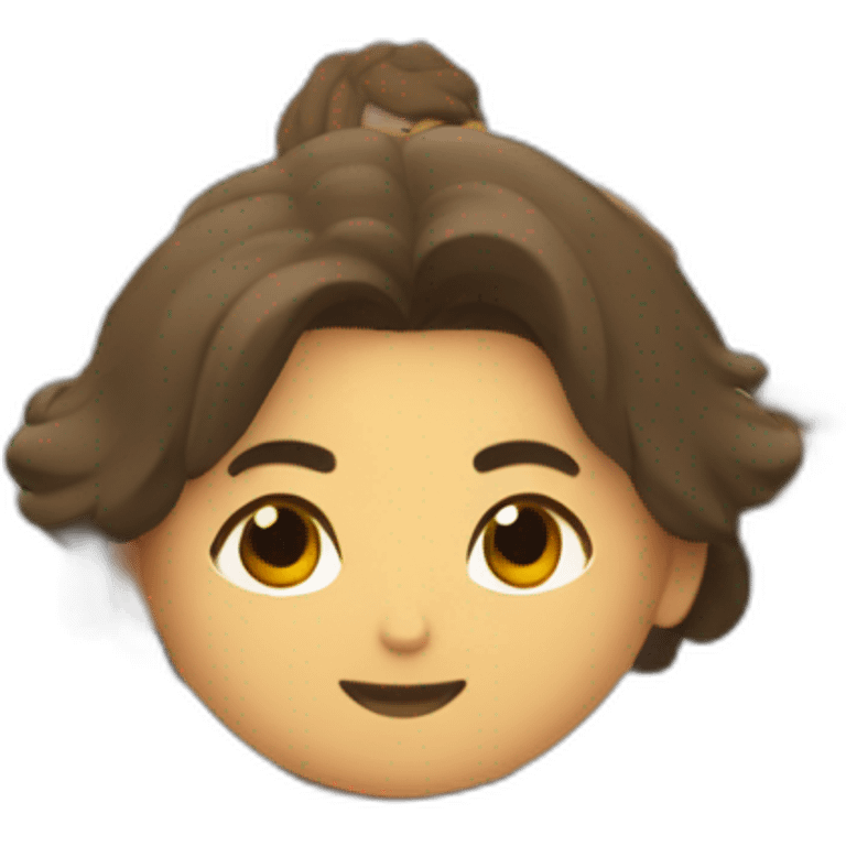 une brune et une arabe entrain de faire du judo emoji