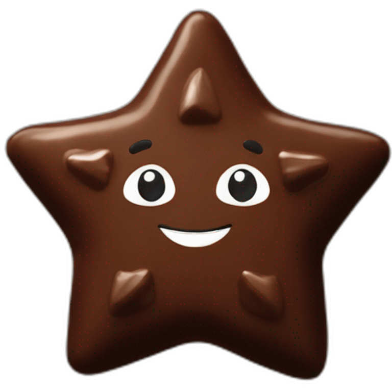 Star Chocolate emoji