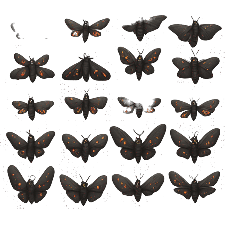 gothic moths  emoji