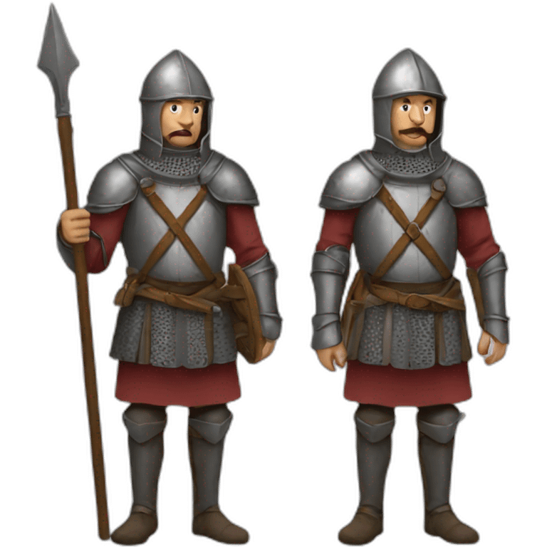 old medieval guards emoji