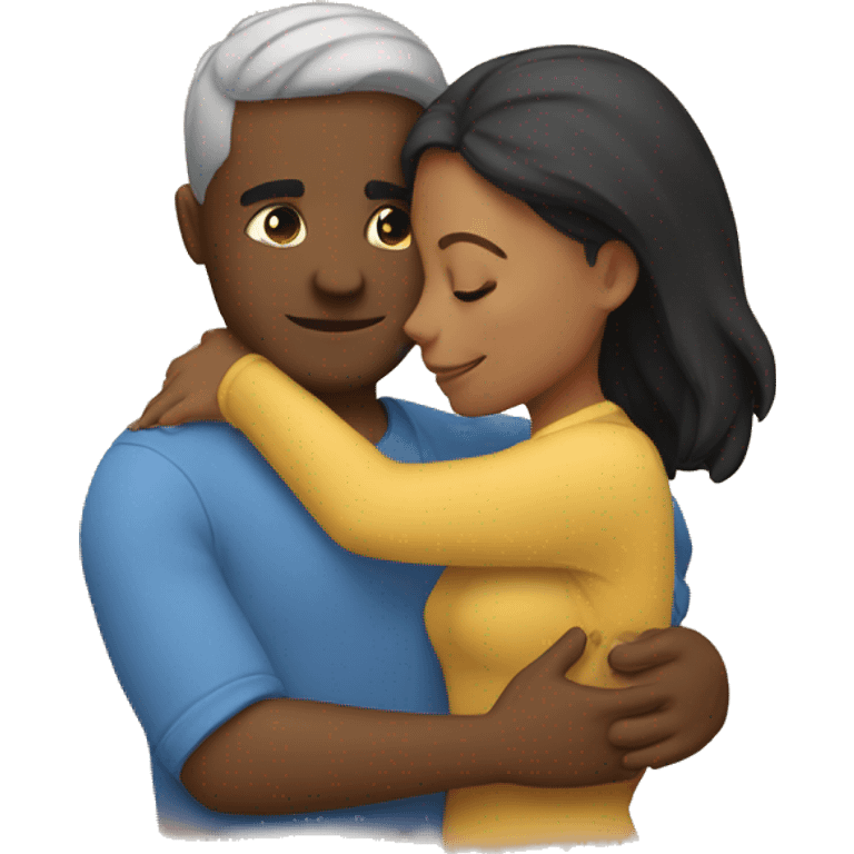 Couples hugging  emoji