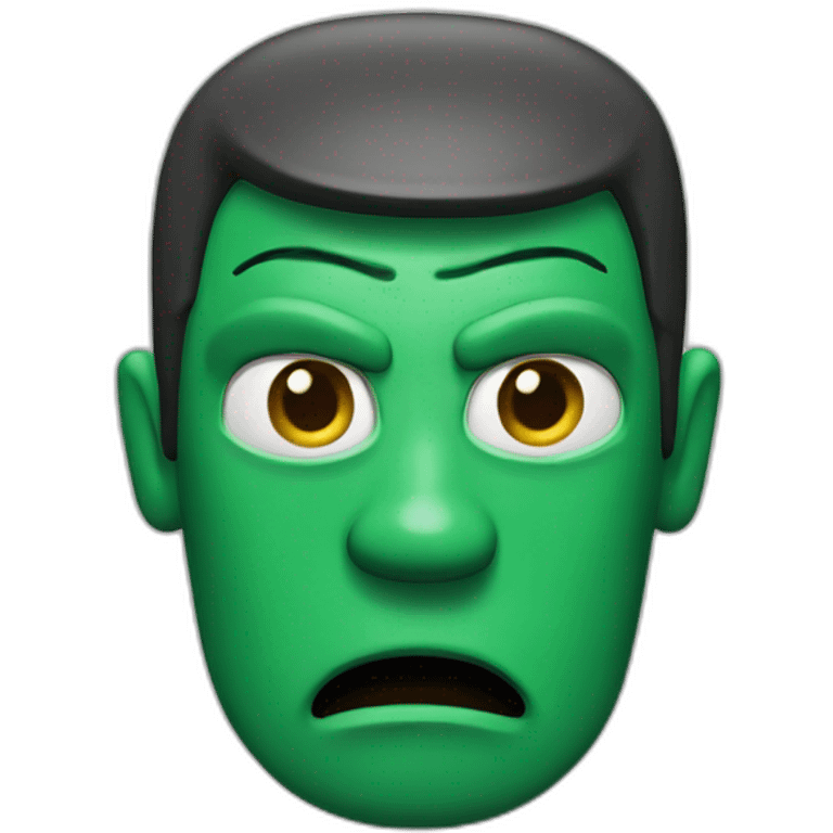 Angry gumby emoji