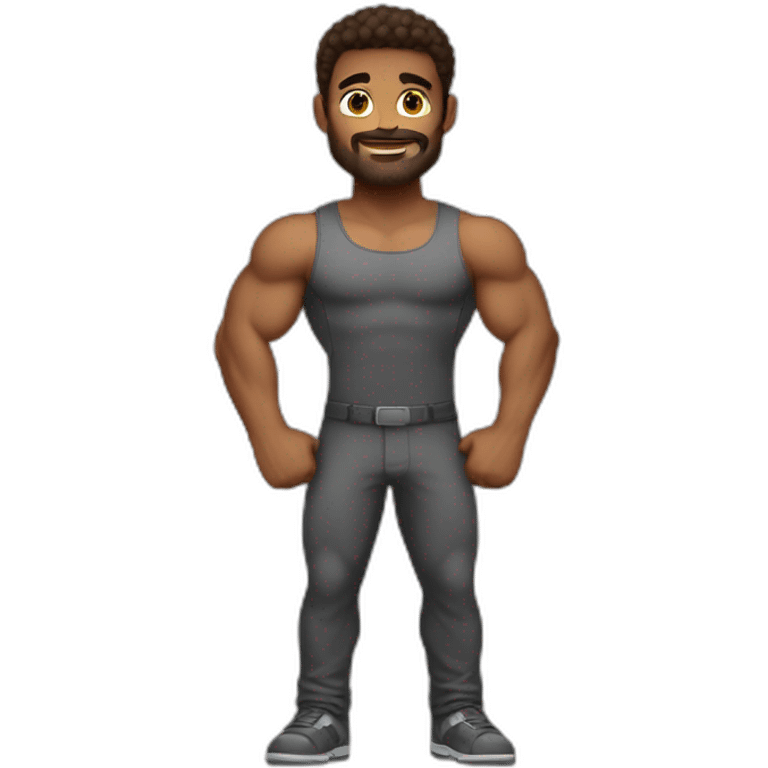 Kevin levron full body muscular emoji