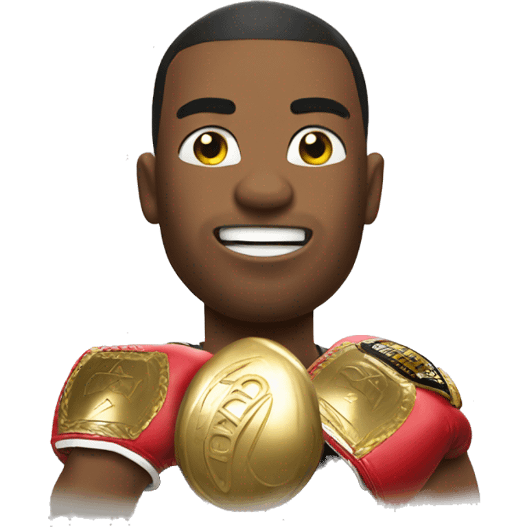 Boxing champion gold belt emoji