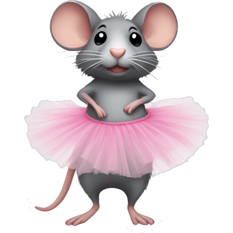 Rat in a tutu  emoji