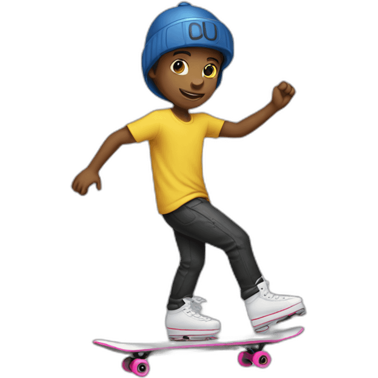 Skater boy emoji