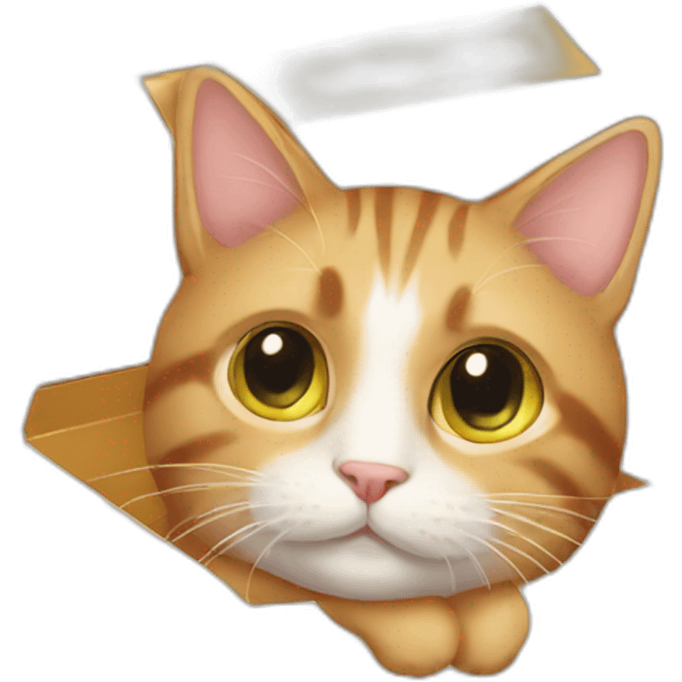 cat from gift box emoji