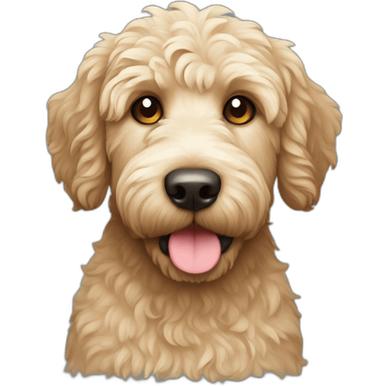 Mini labradoodle emoji