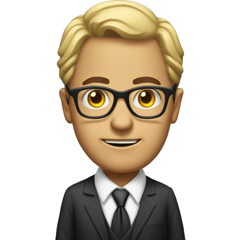 lawyer glasses scary emoji