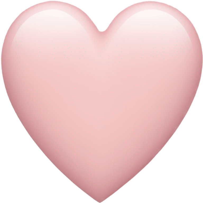 pale pink heart emoji