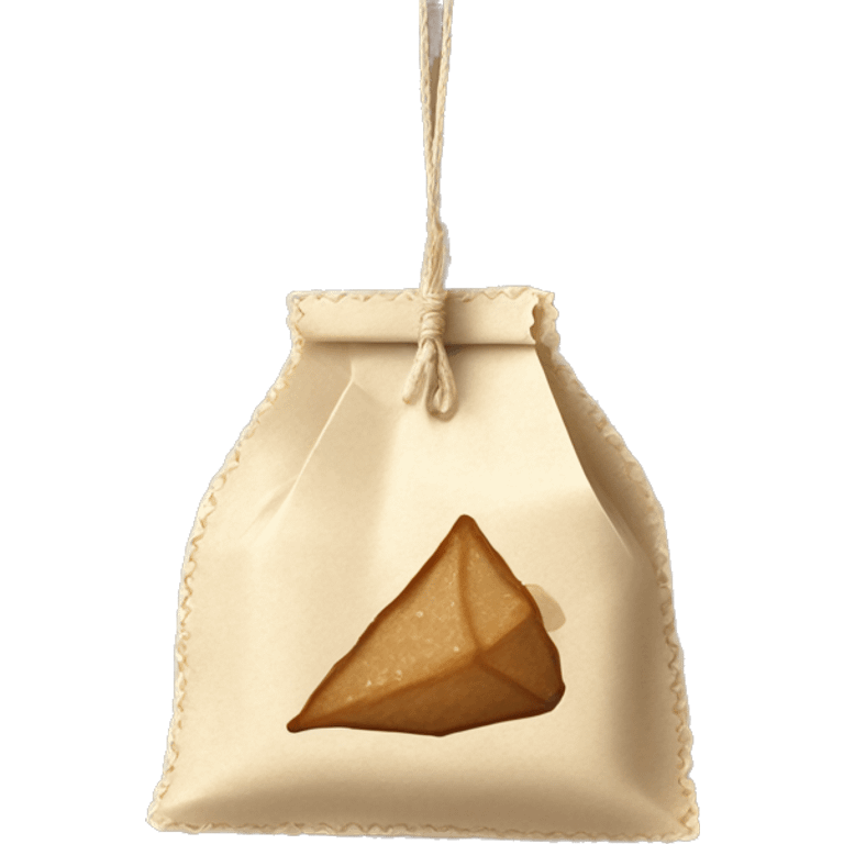 teabag beige with string emoji