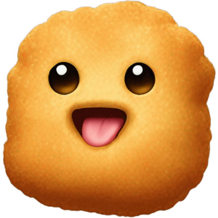 Chicken nugget brain emoji