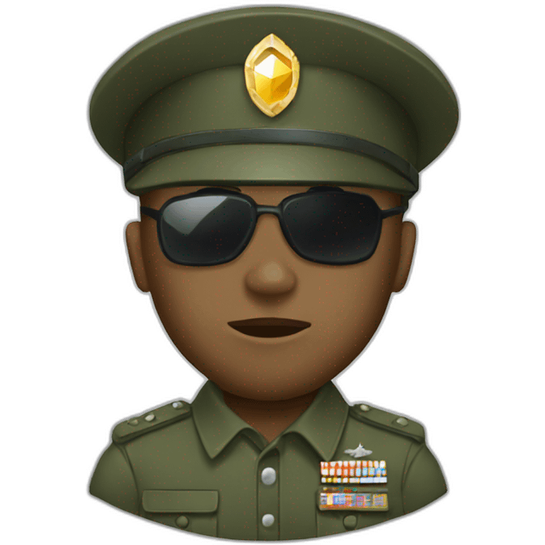 Diamon military emoji