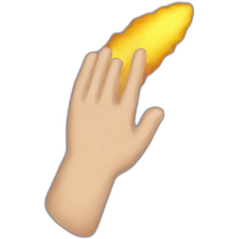 Comet fingers emoji