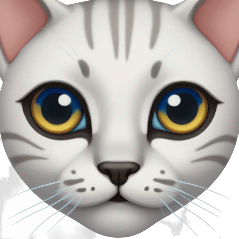 Gato siamés de ojos azules emoji