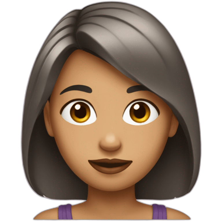 Fille choqué emoji