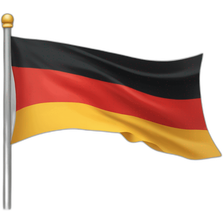 Flag of Germany without pole emoji