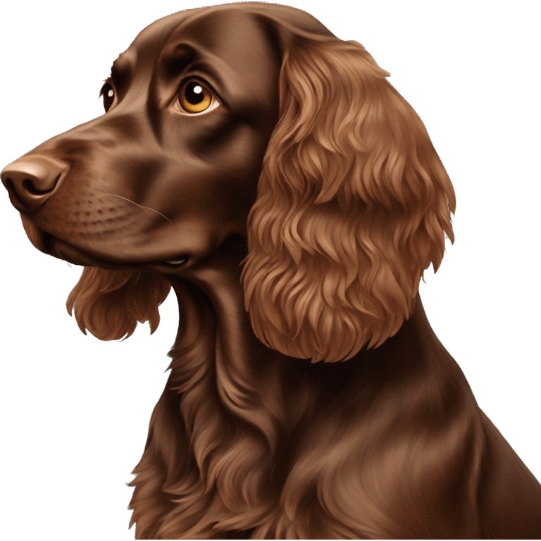 Brown working spaniel  emoji