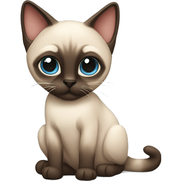 Siamese cat emoji