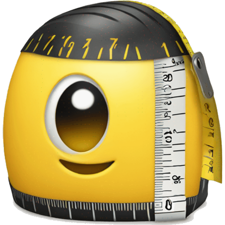 yellow measuring tape emoji