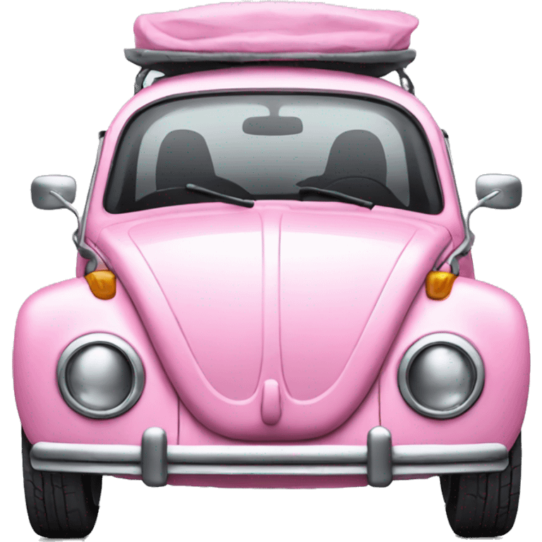 volkswagen bug pink cute emoji