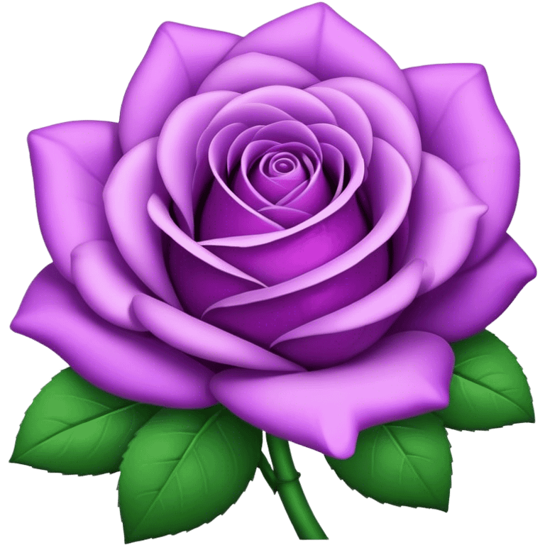 Une rose violette  emoji