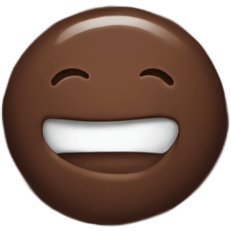 Chocolate bar wearing amour emoji