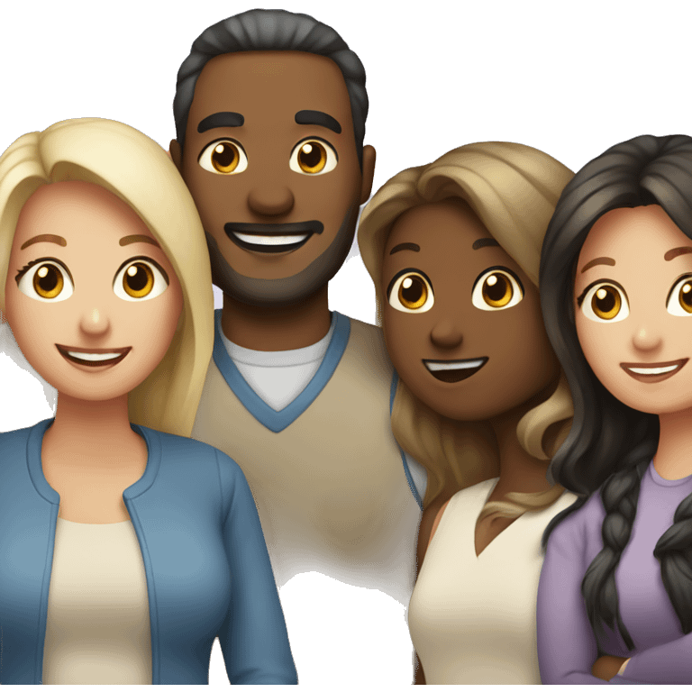 Husband with their wives  emoji